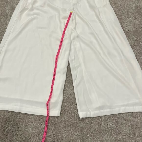 NWT Tronjori Women's White‎ Trouser Bright White Leg Pant Plus Size 1X - Picture 4 of 8